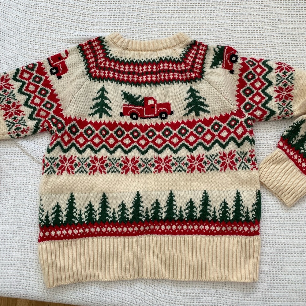 KJP holiday cozy cabin sweater
